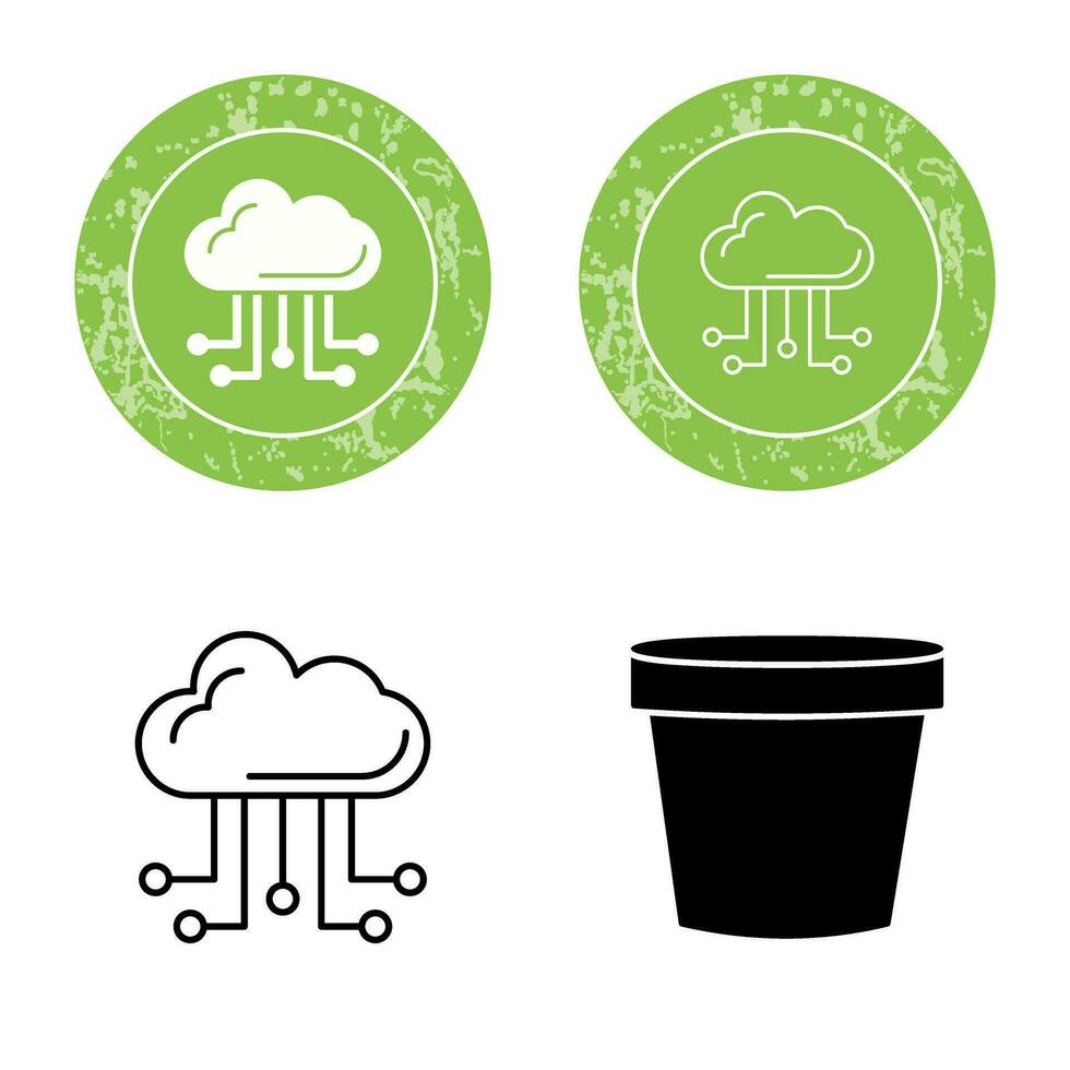 Cloud Computing Vector Icon