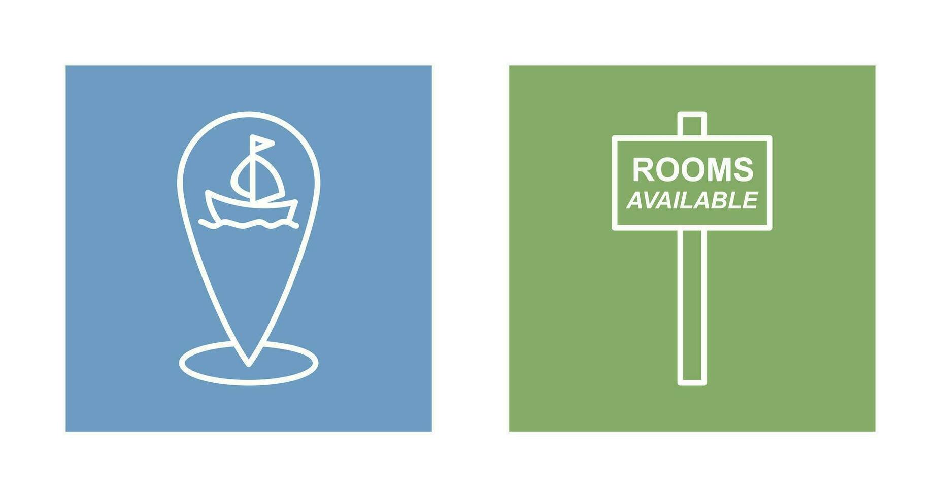 shipping location and room Icon vector