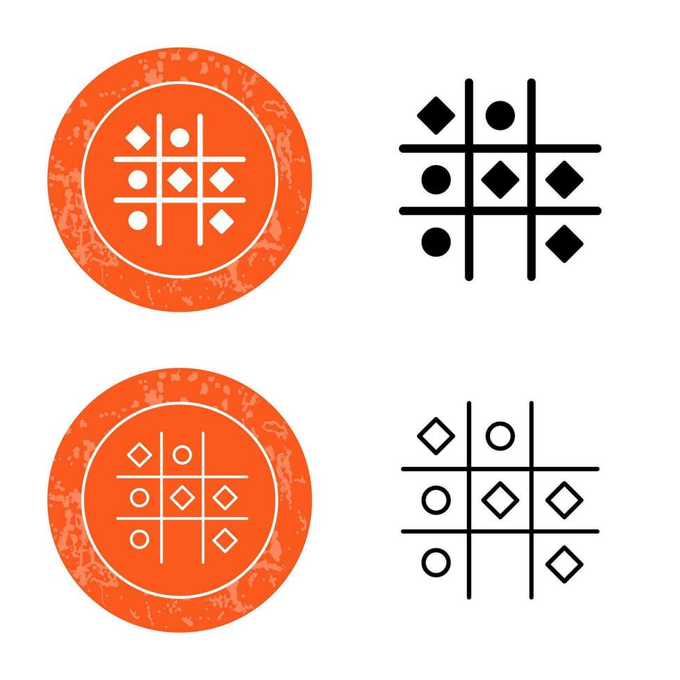 Tic Tac Toe Vector Icon