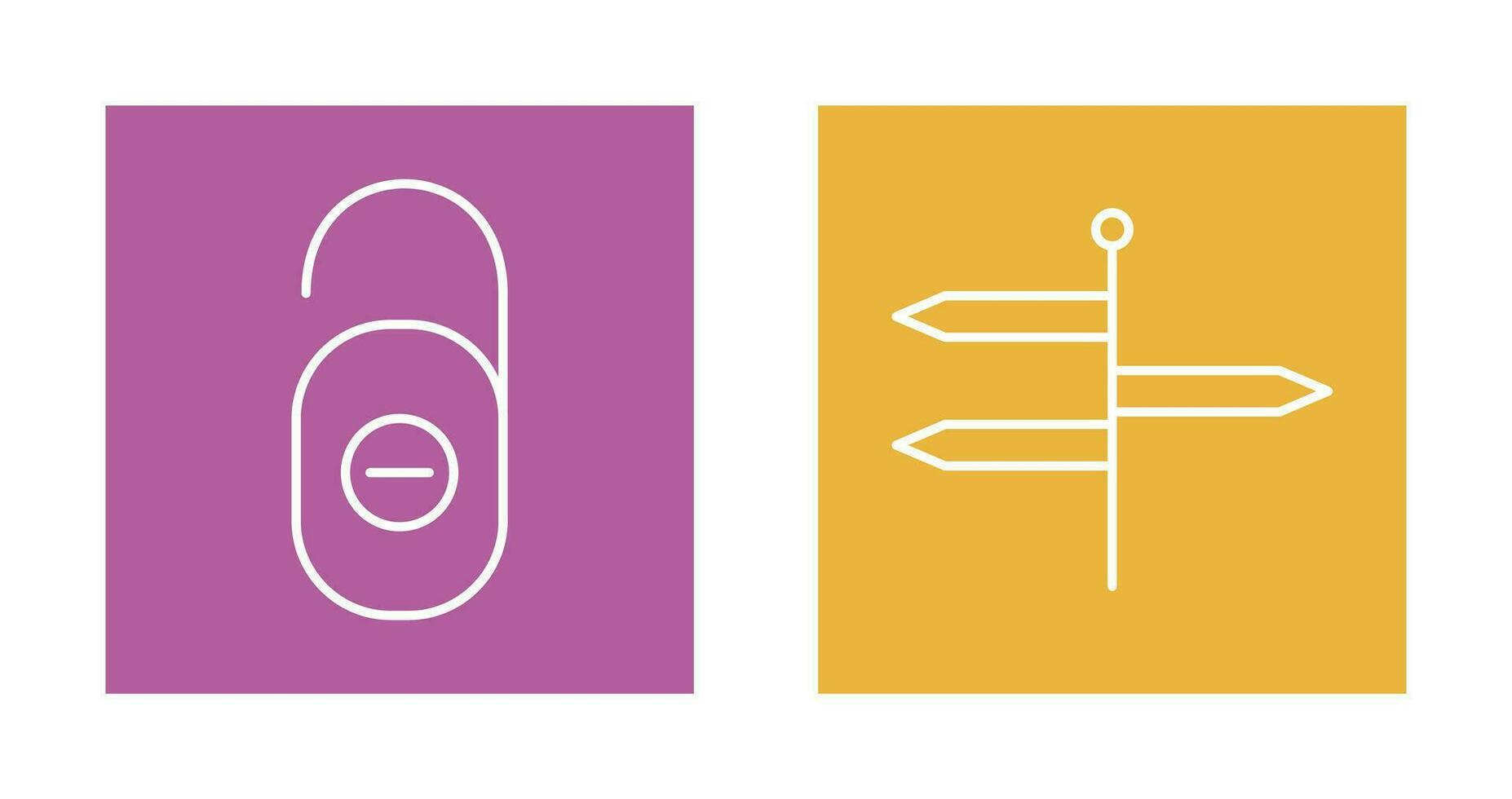 do not disturb and directions  Icon vector