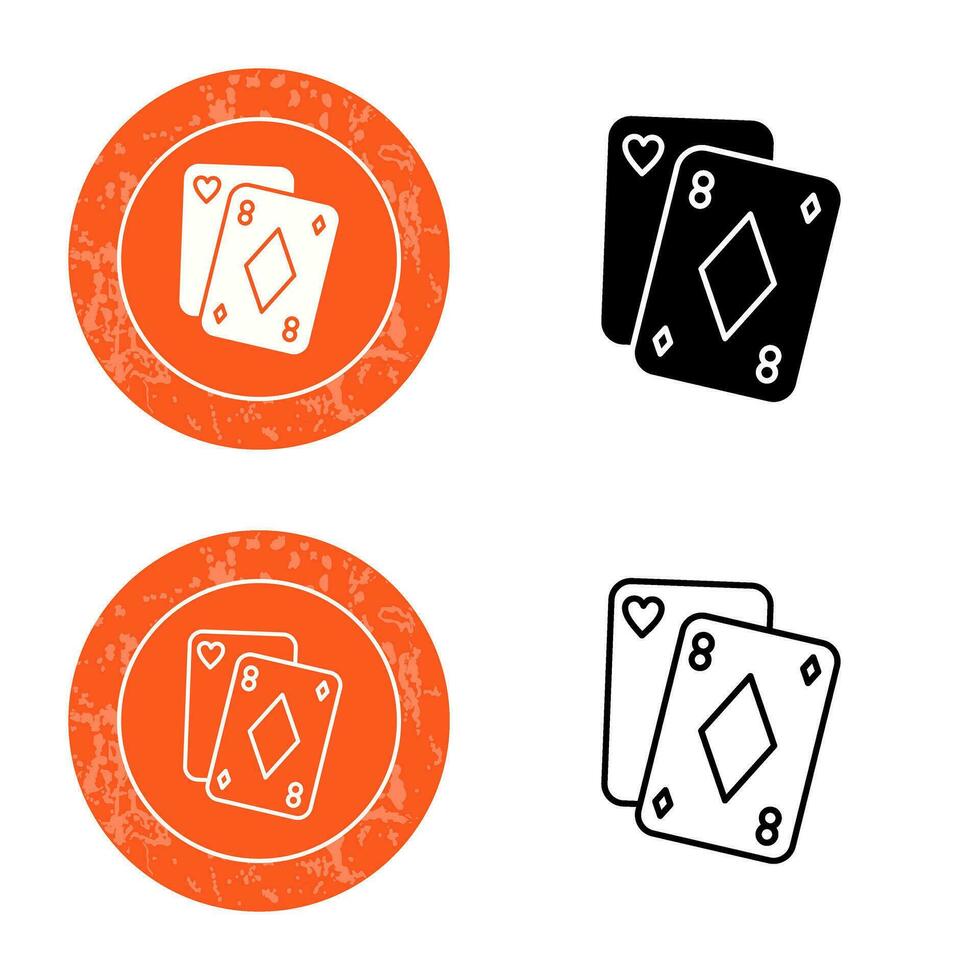 icono de vector de póquer