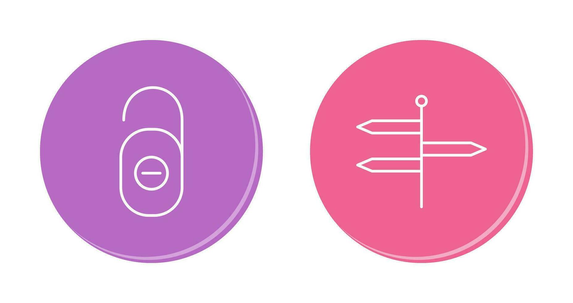 do not disturb and directions  Icon vector