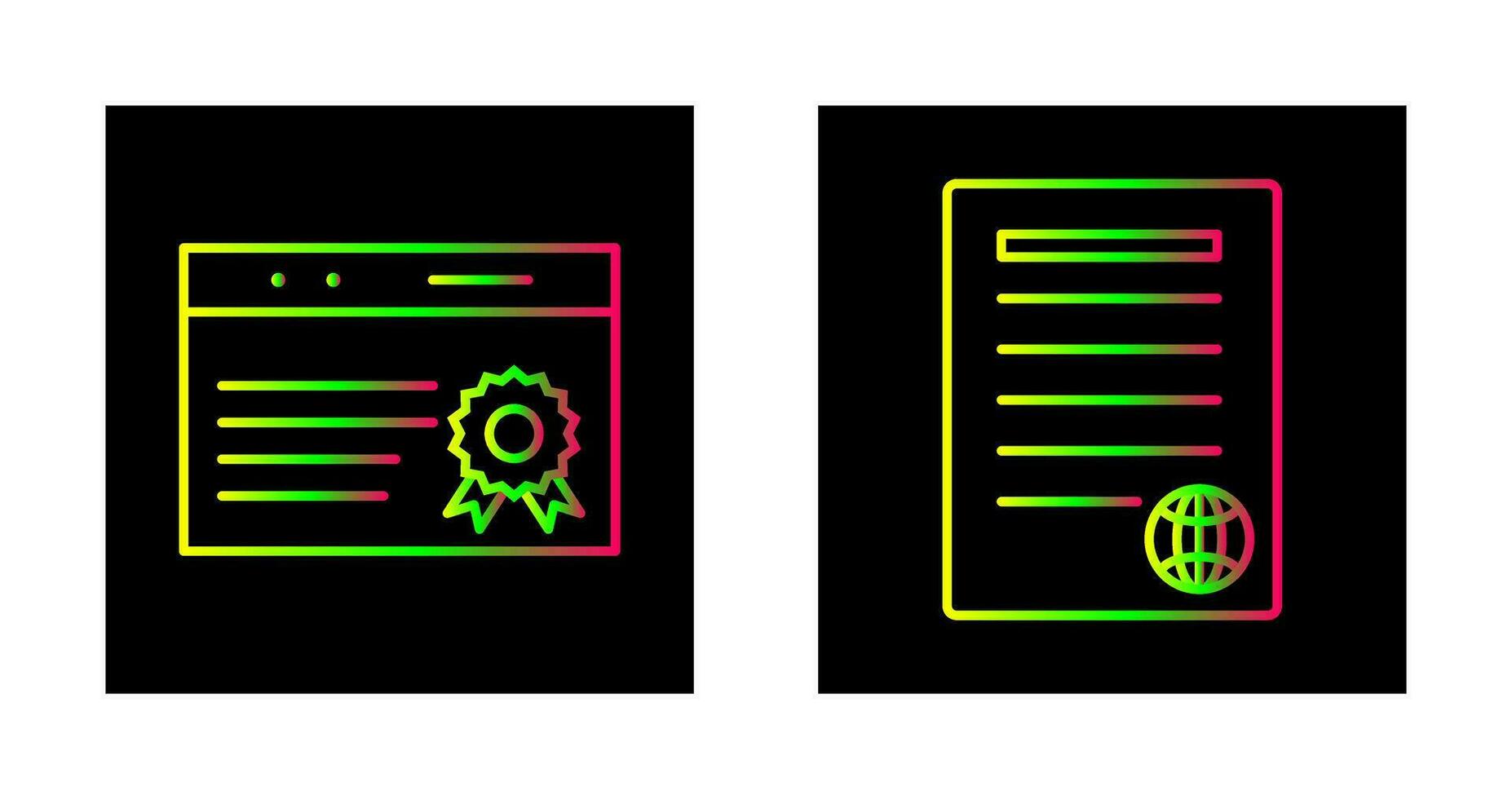 quality assurance and press release Icon vector