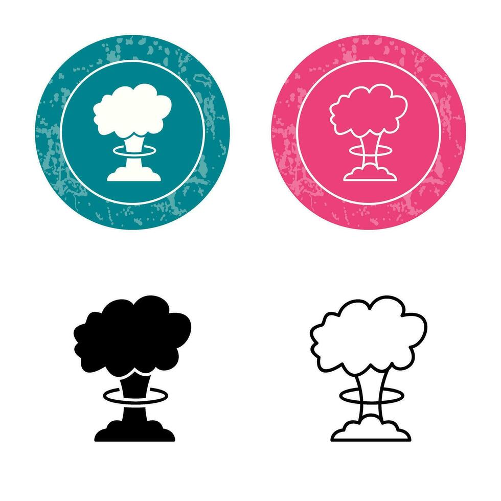 Unique Bomb Blast Vector Icon