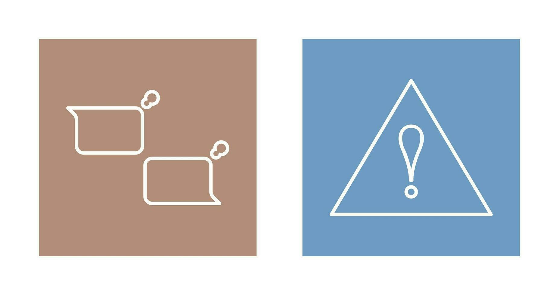 chatting and alert  Icon vector