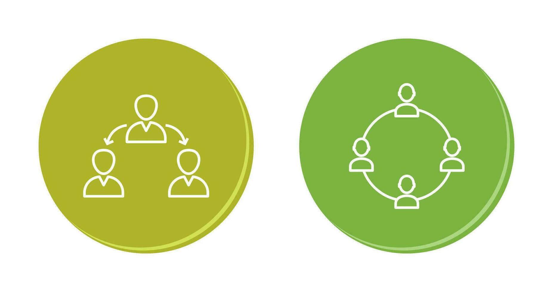 connected user and network group  Icon vector