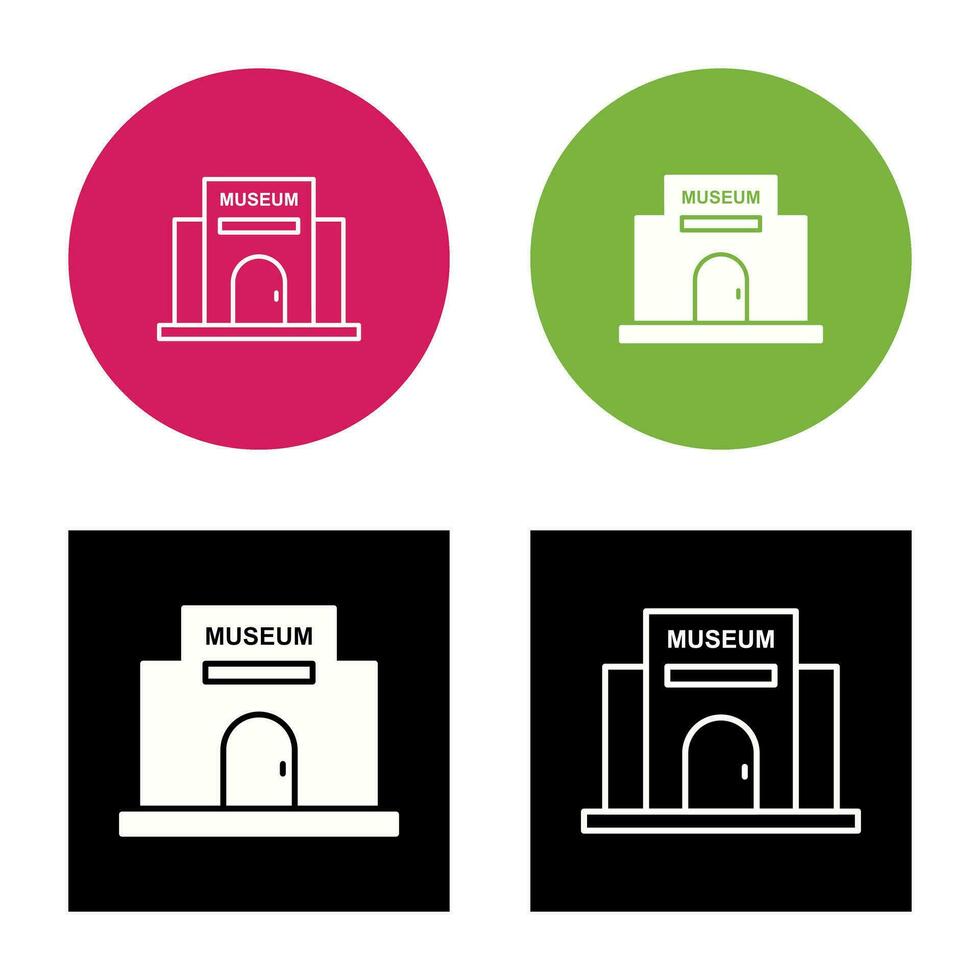 Museum Building Vector Icon