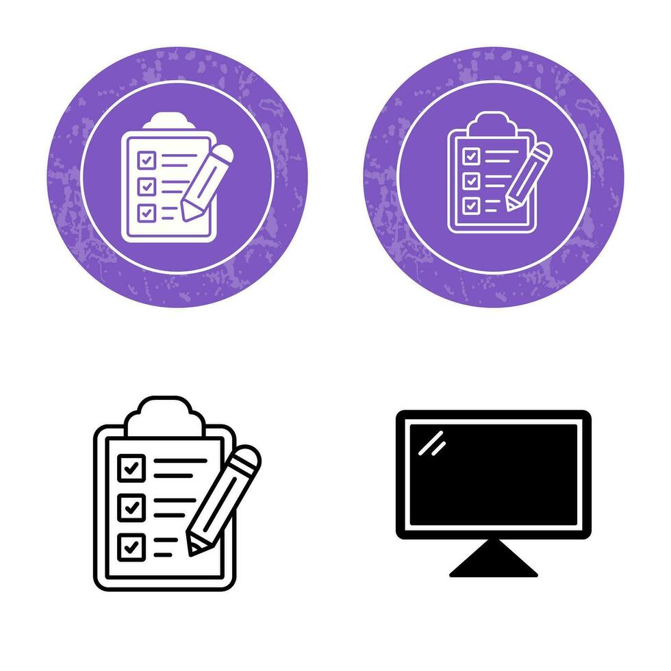 Checklist Vector Icon