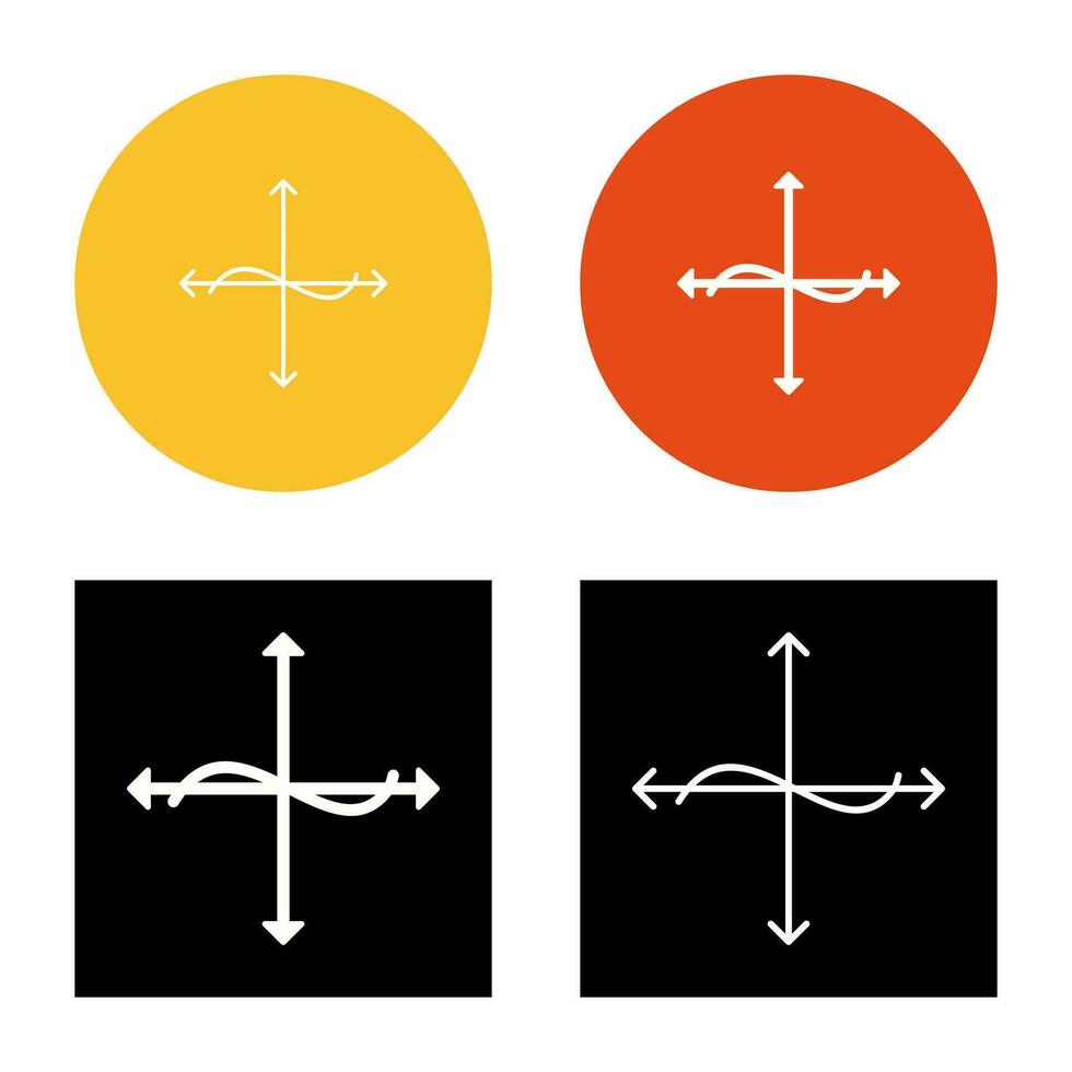 Unique Graph Vector Icon