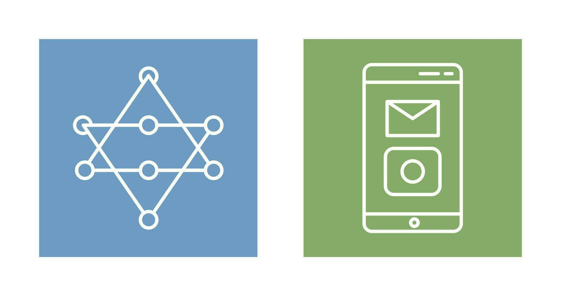 Networks and Mobile Applications Icon vector