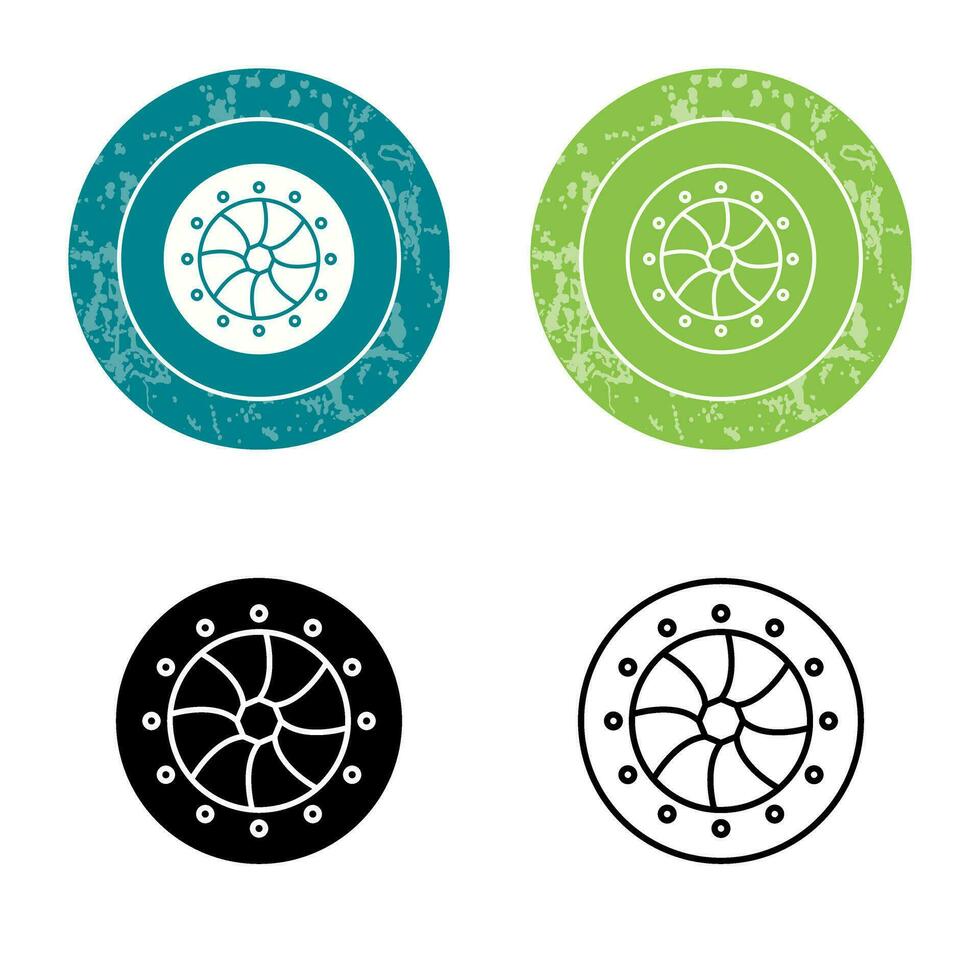 Unique Optical Diaphram Vector Icon