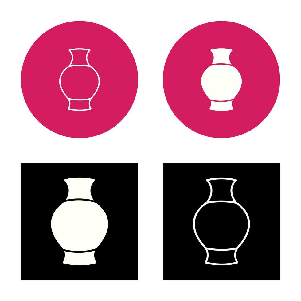 Antique Jar Vector Icon