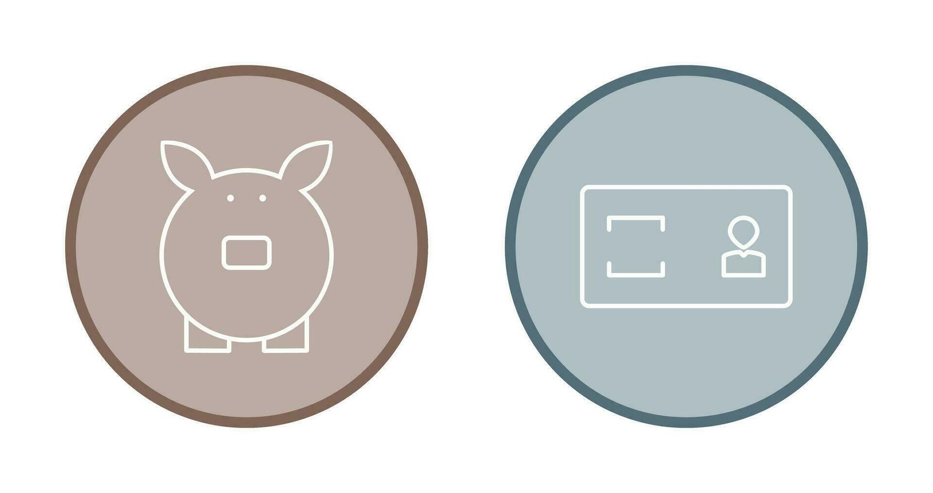 savings and membership card Icon vector