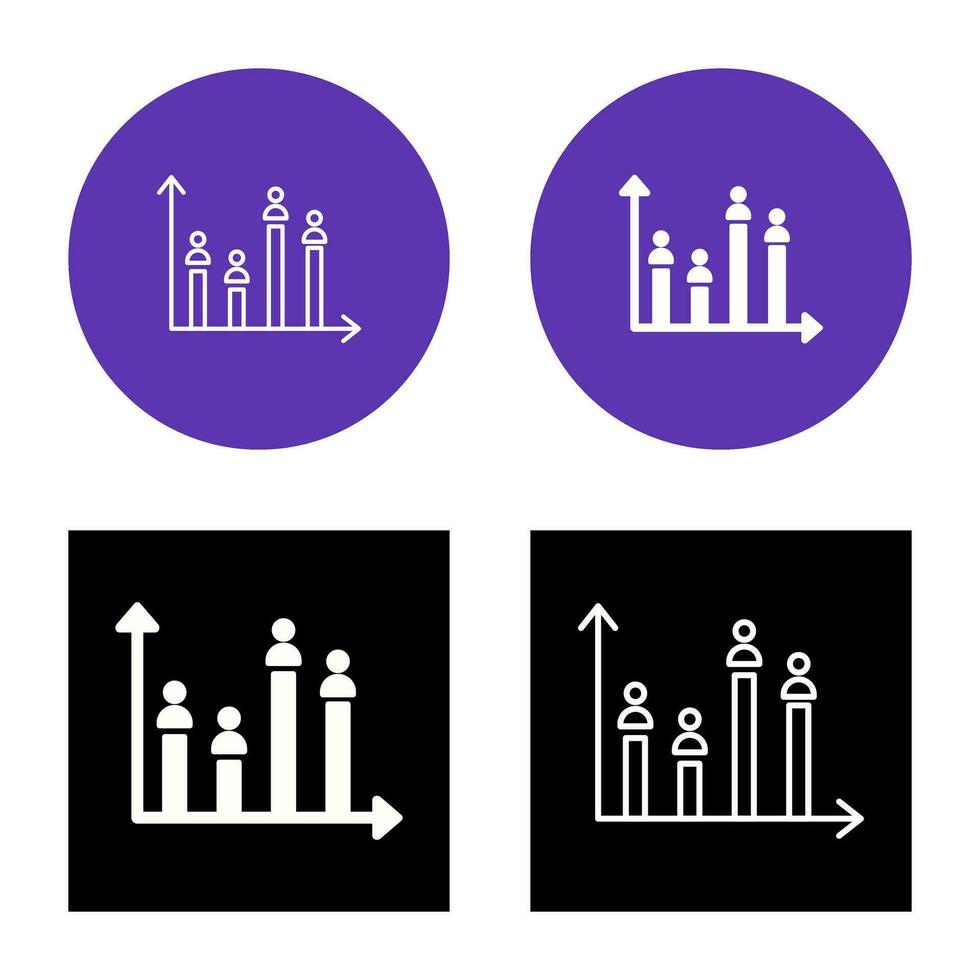 Candidate Graph Vector Icon
