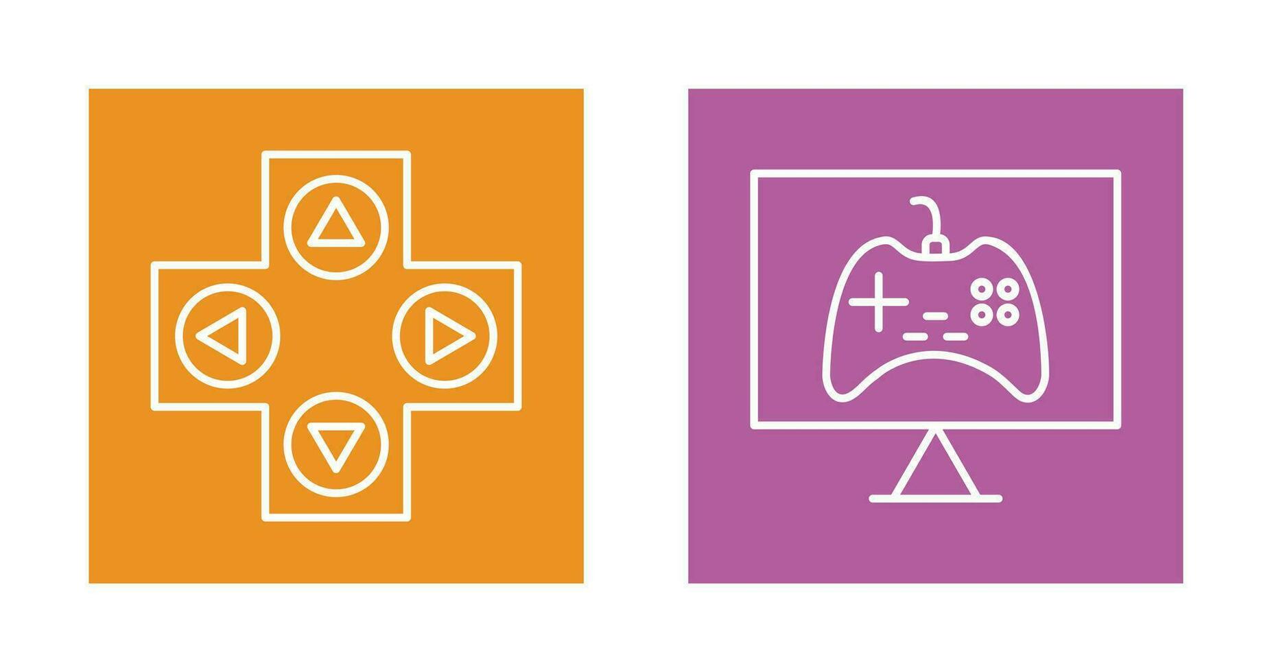 Gaming Control and Online Games Icon vector