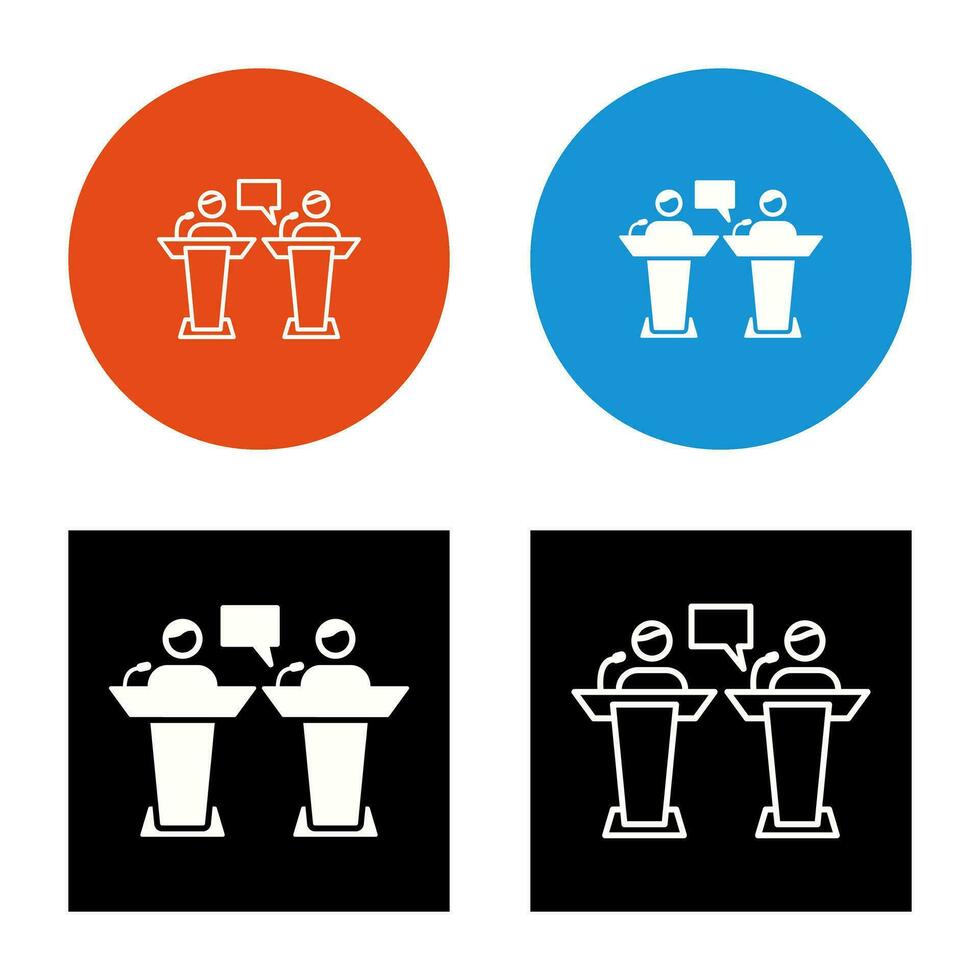 Debate Vector Icon