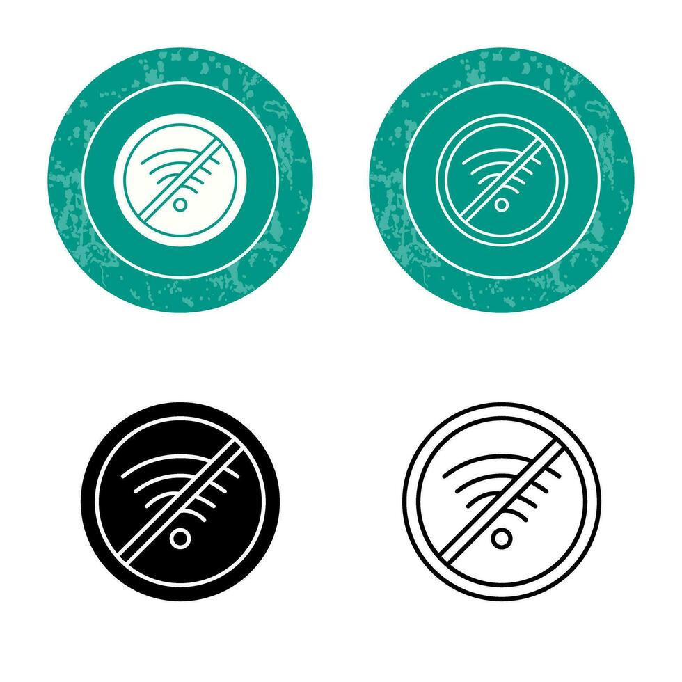 sin icono de vector wifi