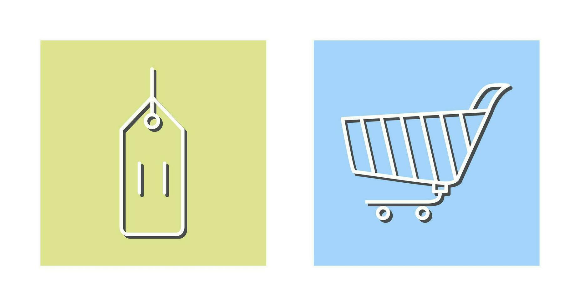 deals and shopping cart Icon vector