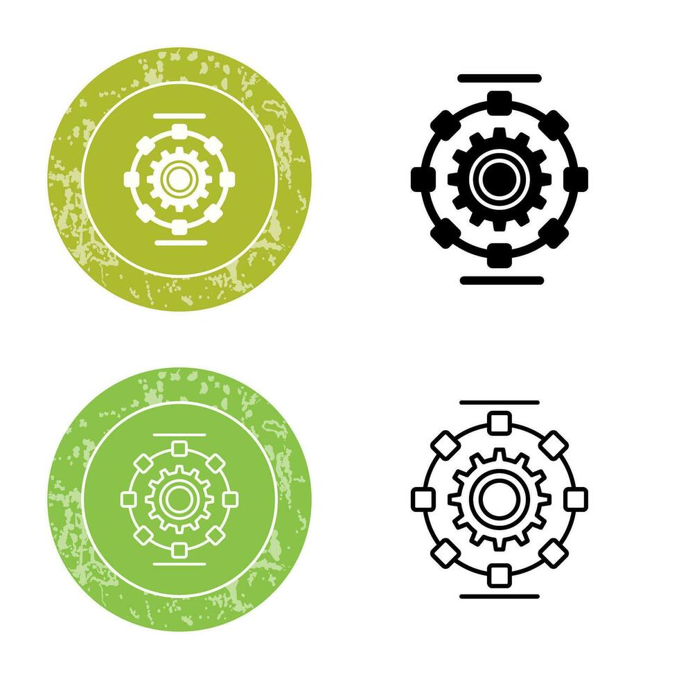 Automated Process Vector Icon