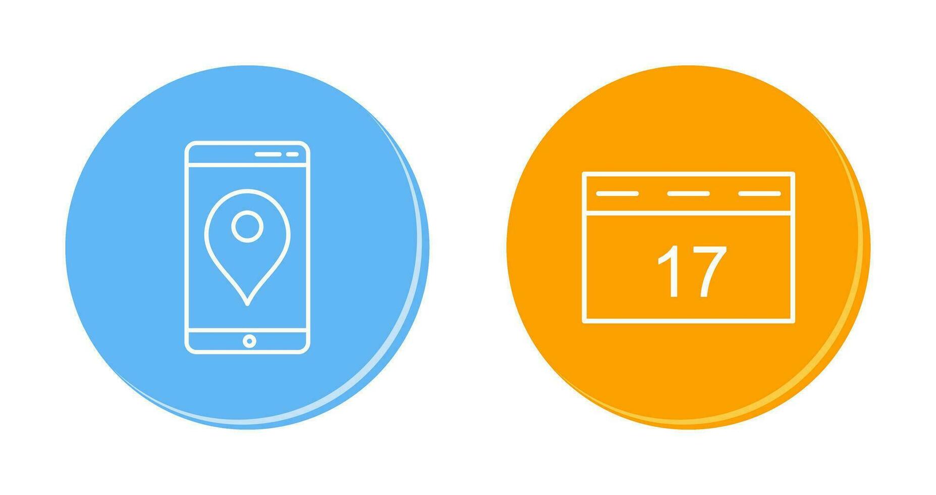 Gps Service and Event Management Icon vector