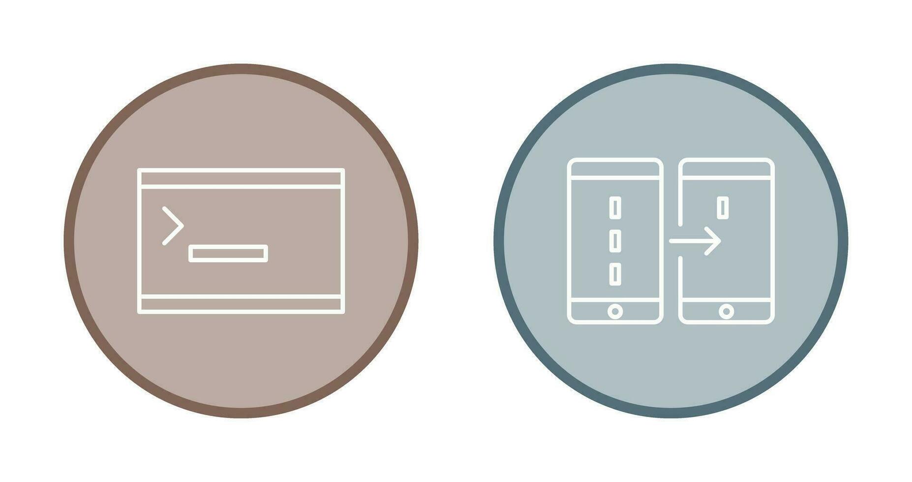 console and data transfer Icon vector