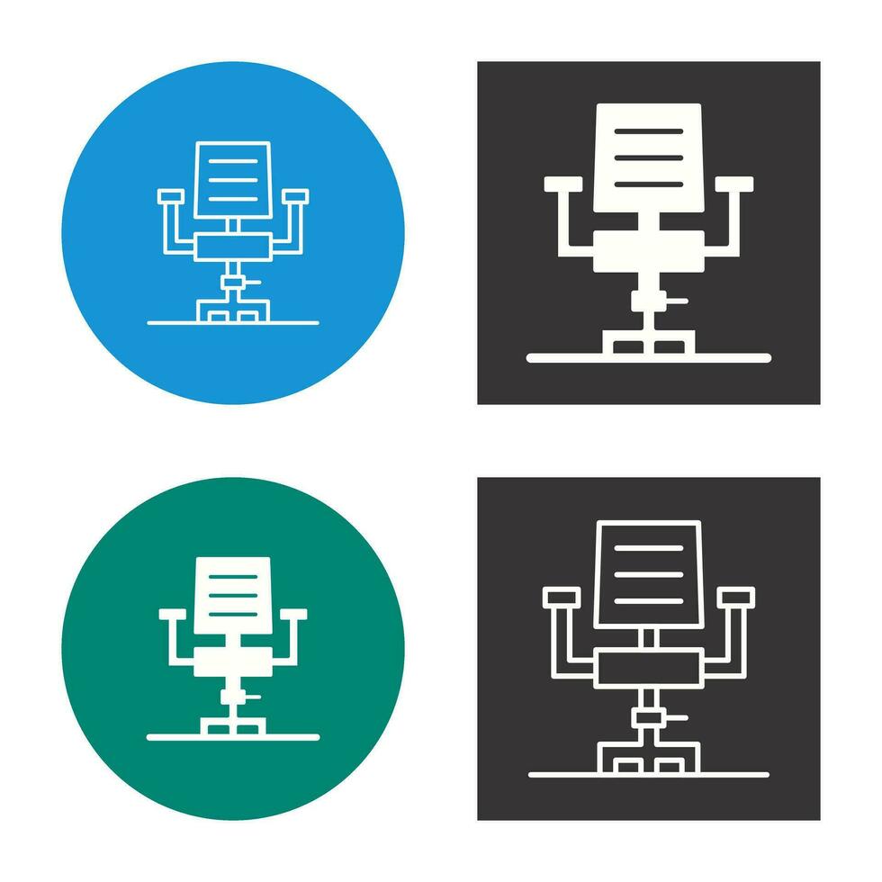 Desk Chair Vector Icon