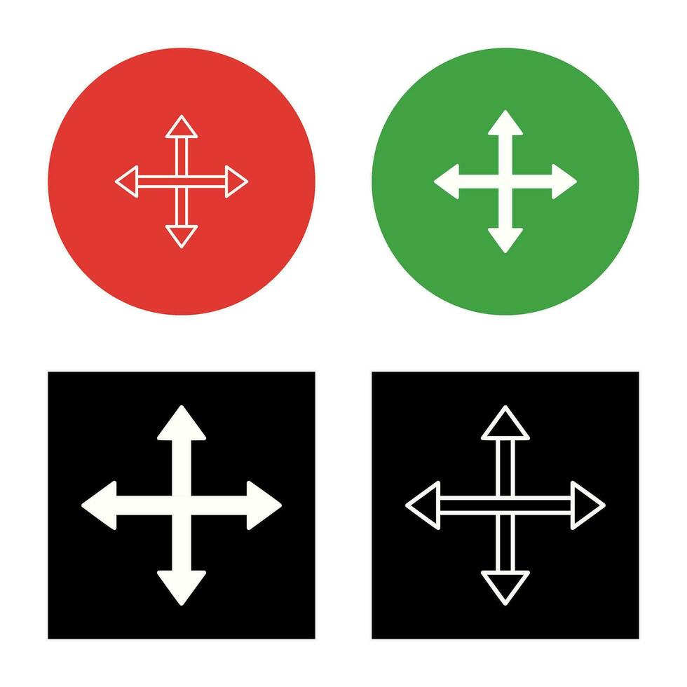 Unique Move Vector Icon