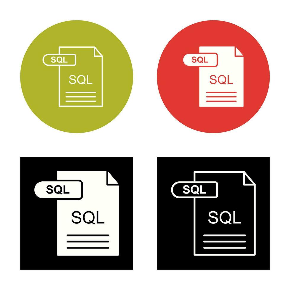 SQL Vector Icon