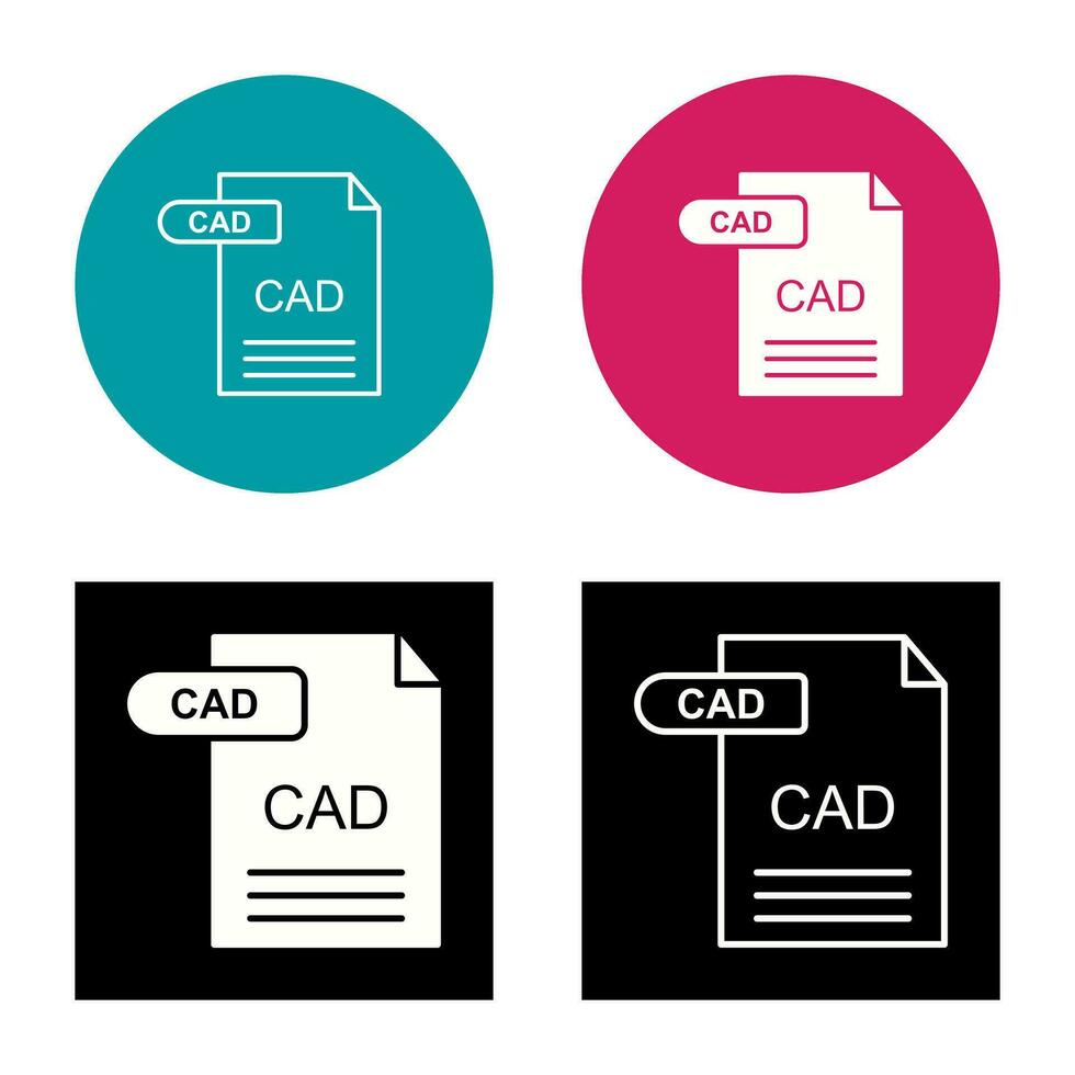 icono de vector de cad