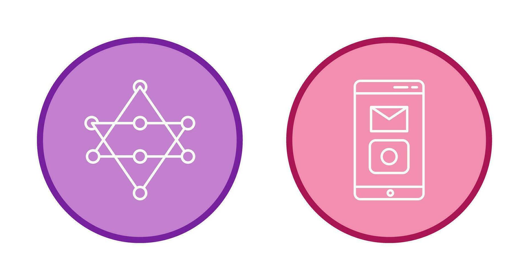 Networks and Mobile Applications Icon vector