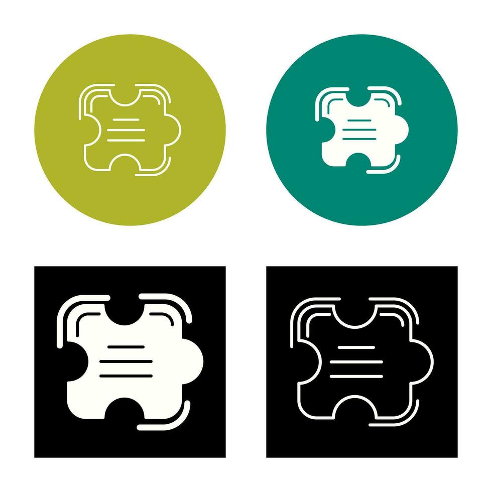 Puzzle Vector Icon