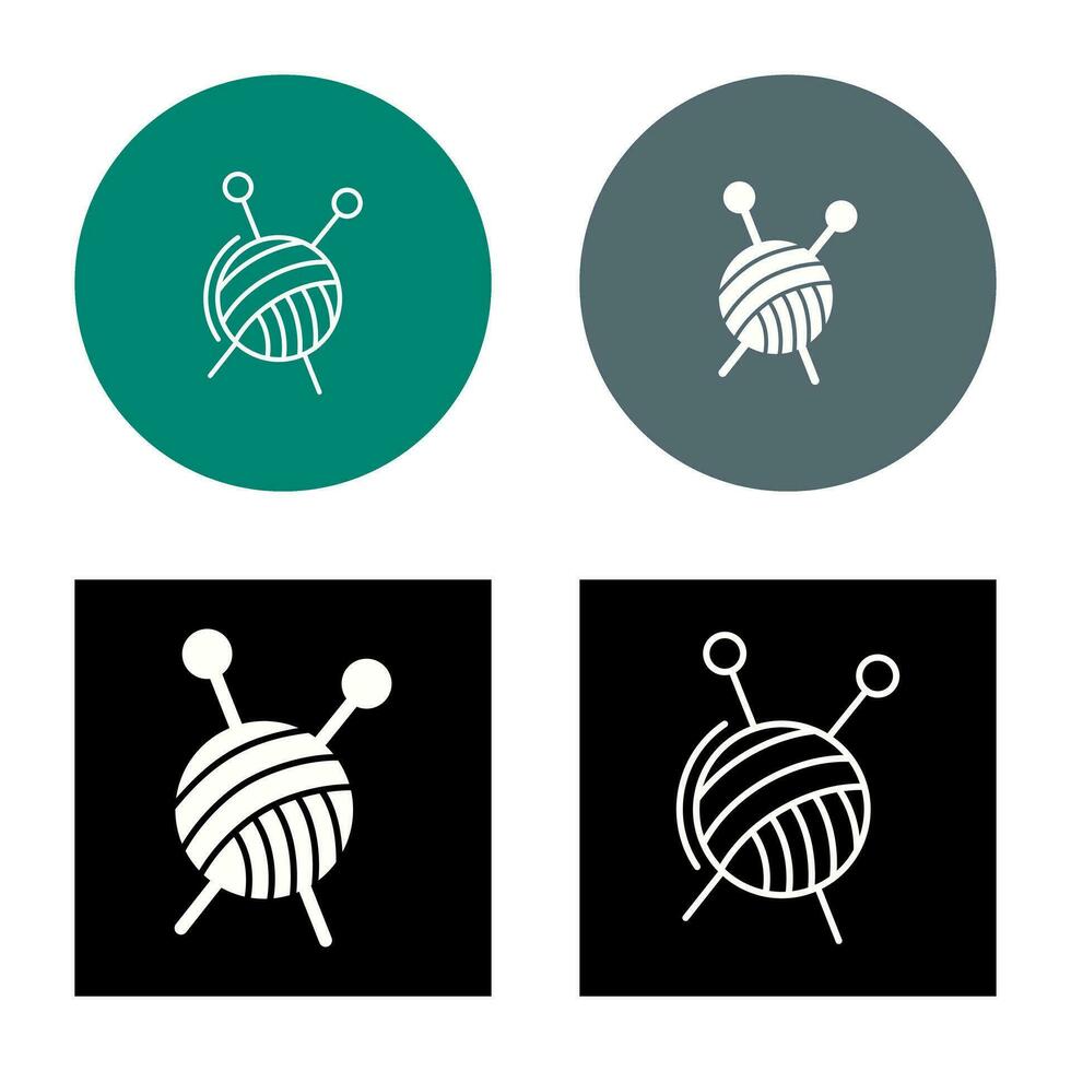 Knitting Vector Icon