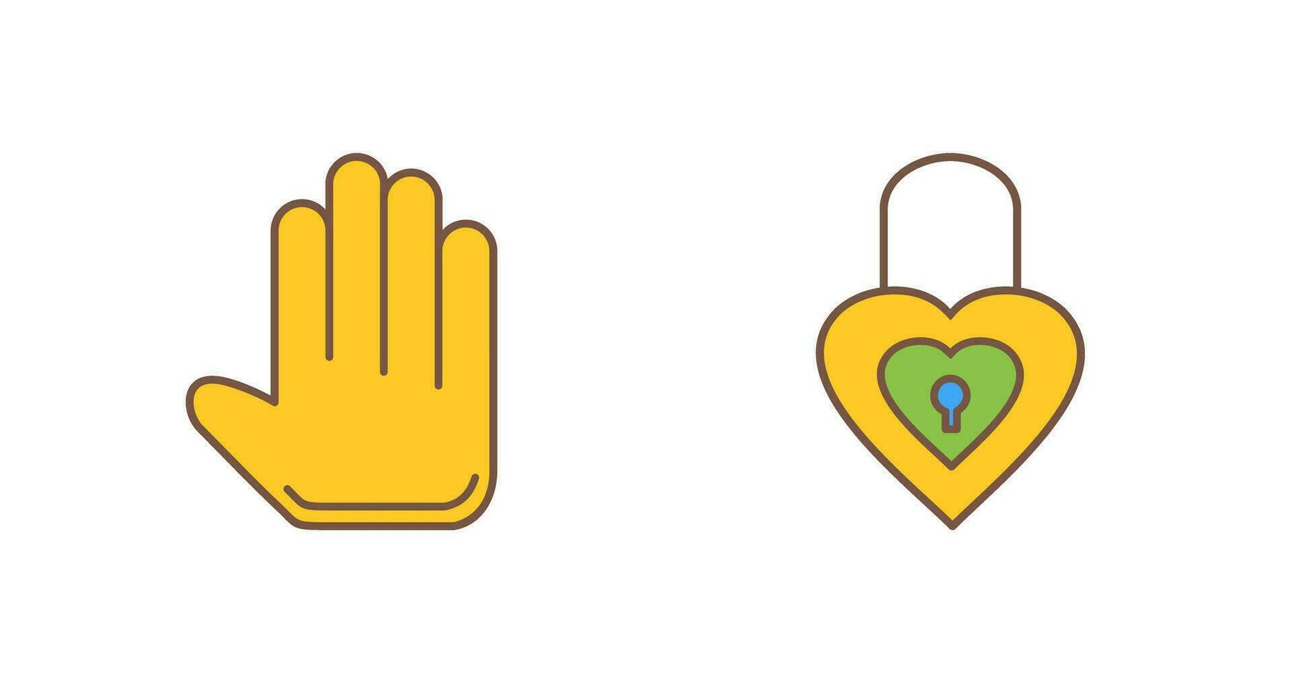 hand tool and Lock Icon vector