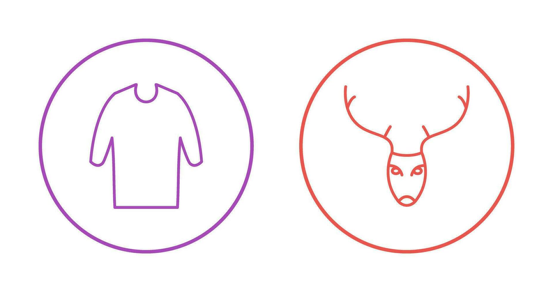 Casual Shirt and Animal Icon vector