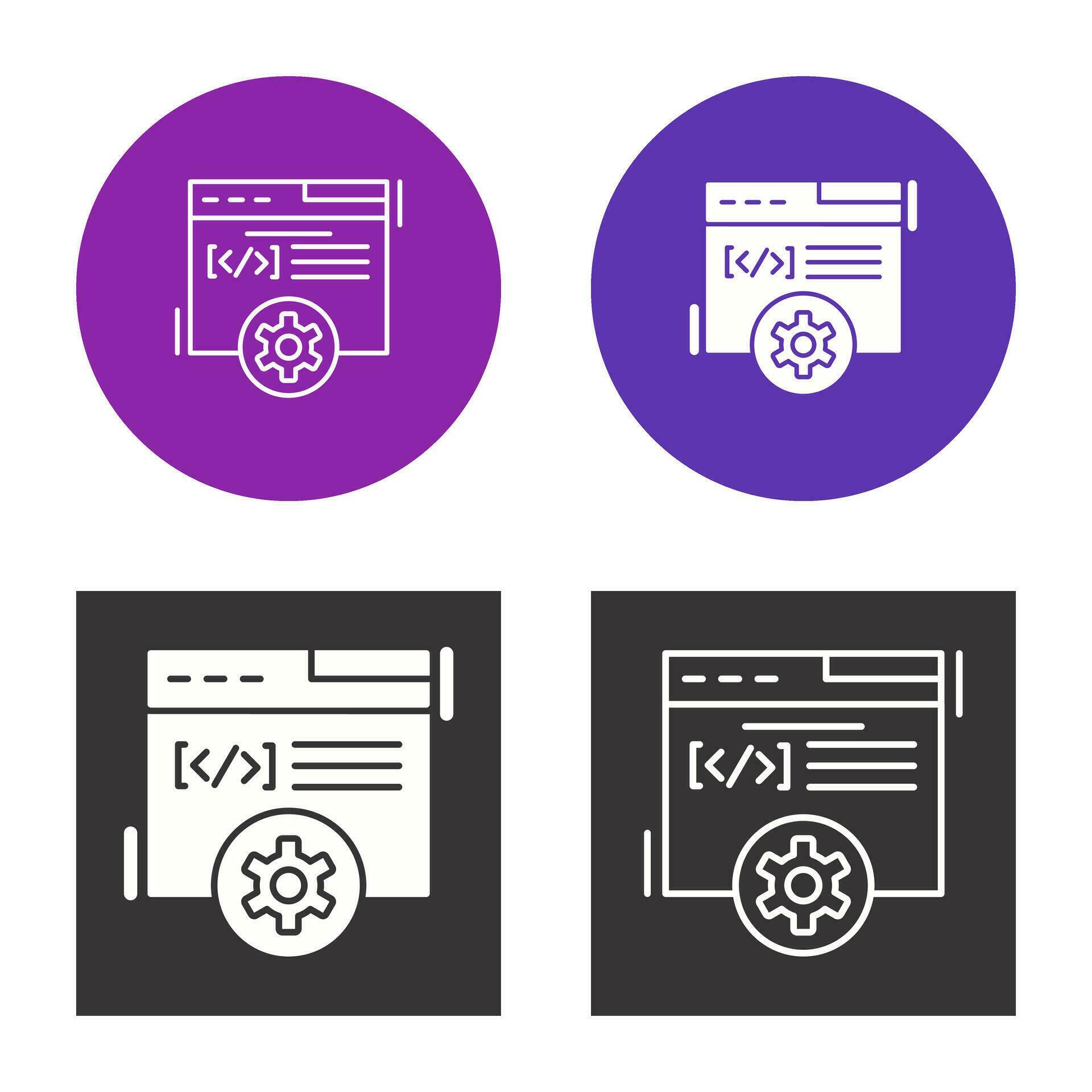Web Development Vector Icon 33011171 Vector Art at Vecteezy