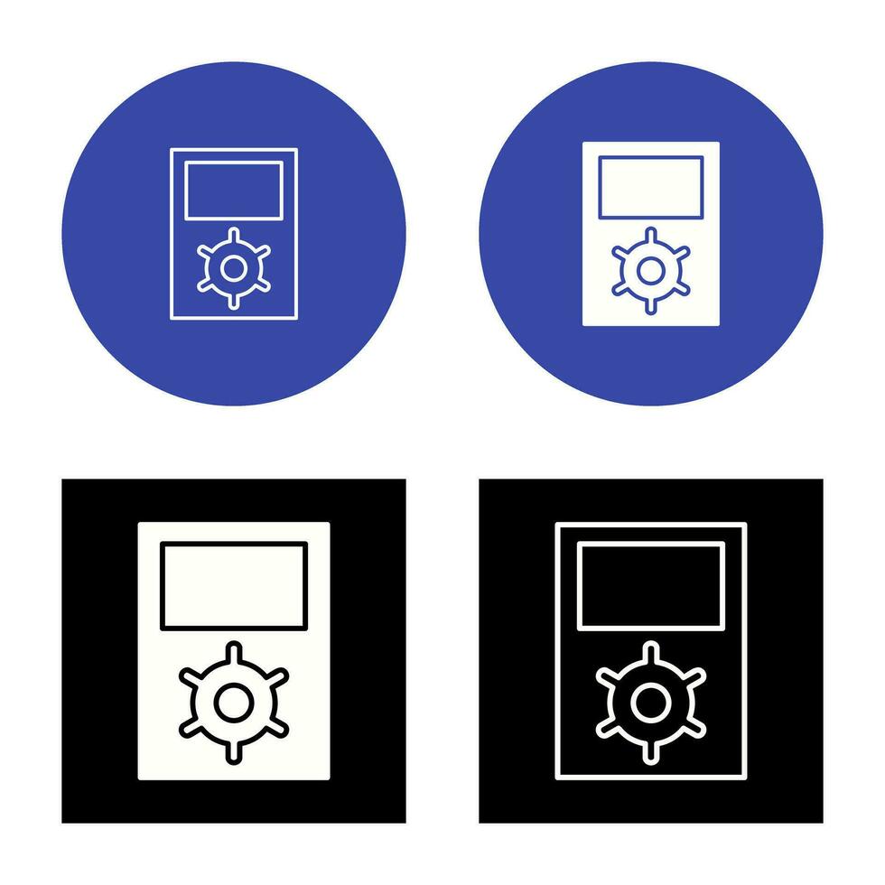 Unique Portfolio Management Vector Icon