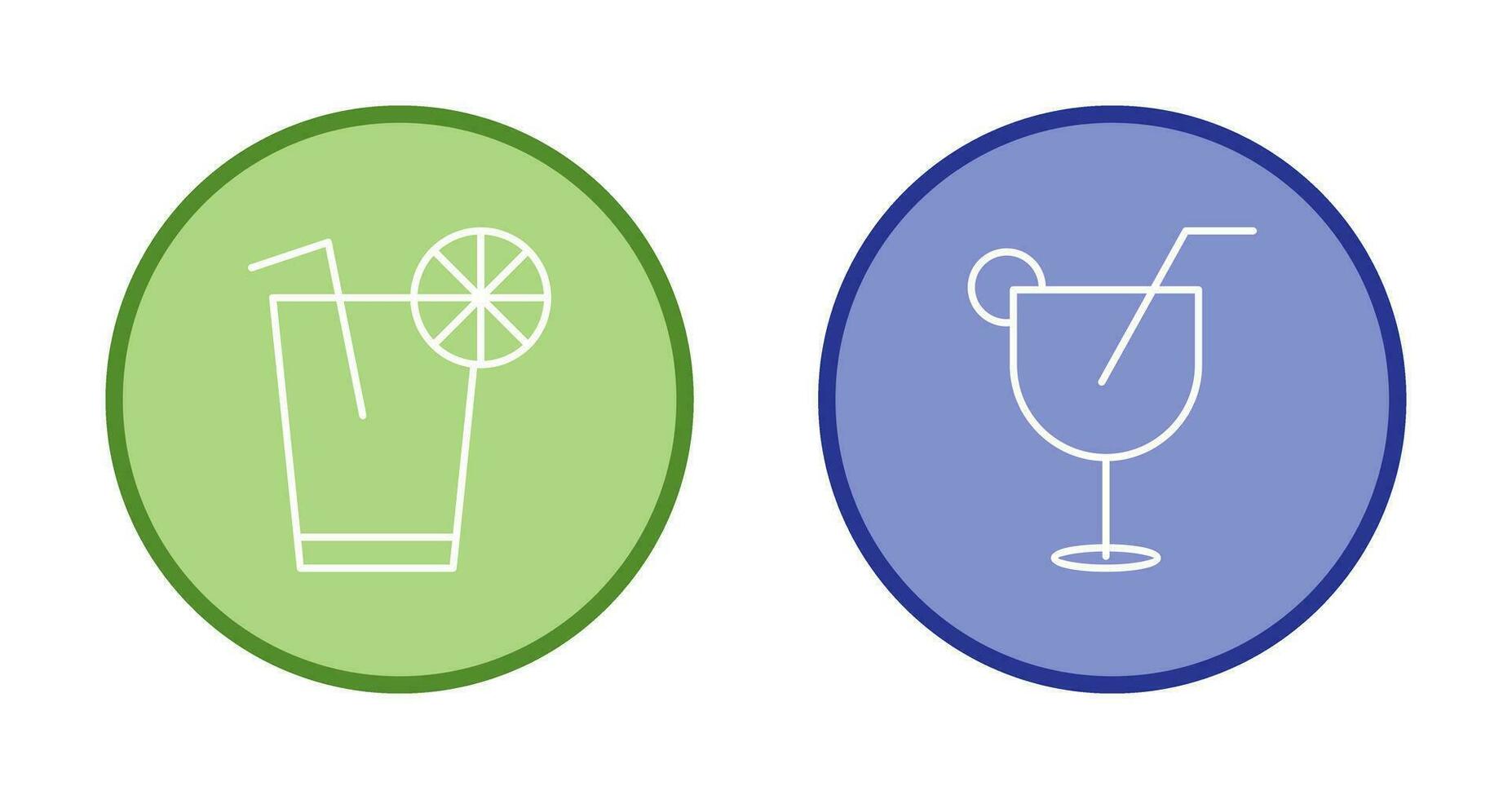 lemon juice and drinks Icon vector