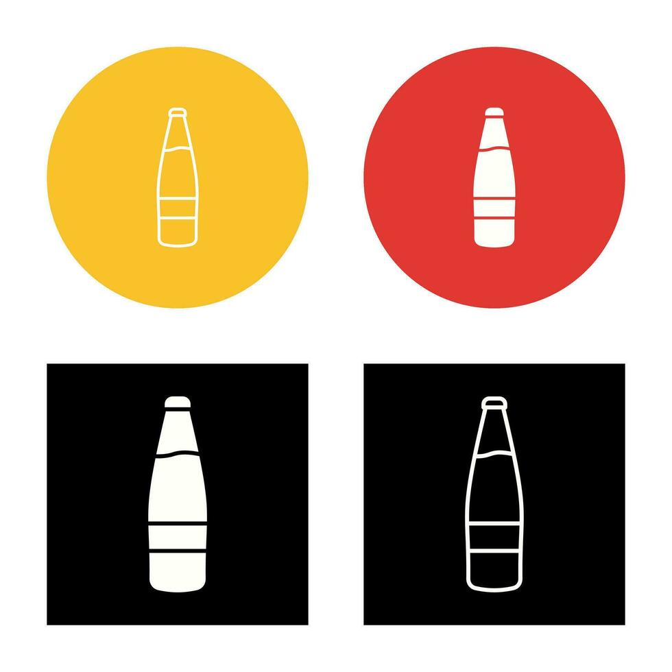 Beer Bottle Vector Icon