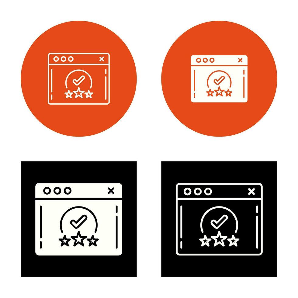 Rating Vector Icon
