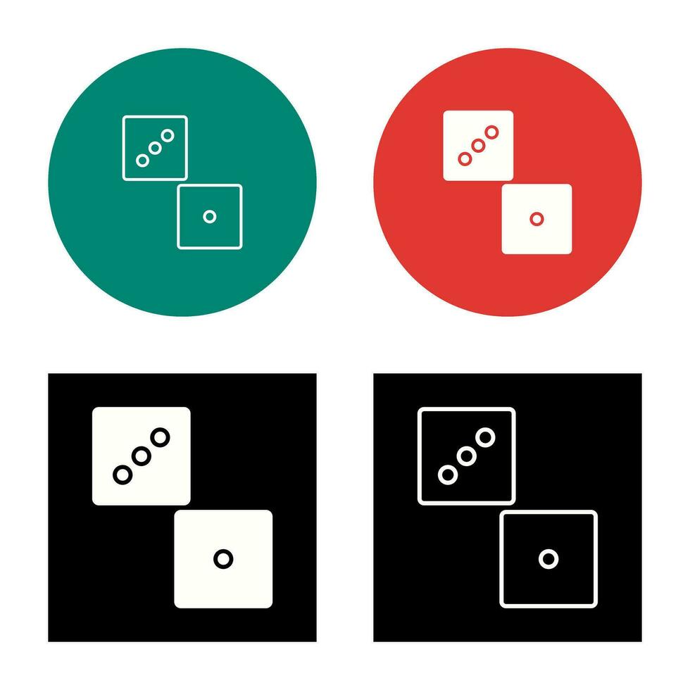 Unique Dice Vector Icon