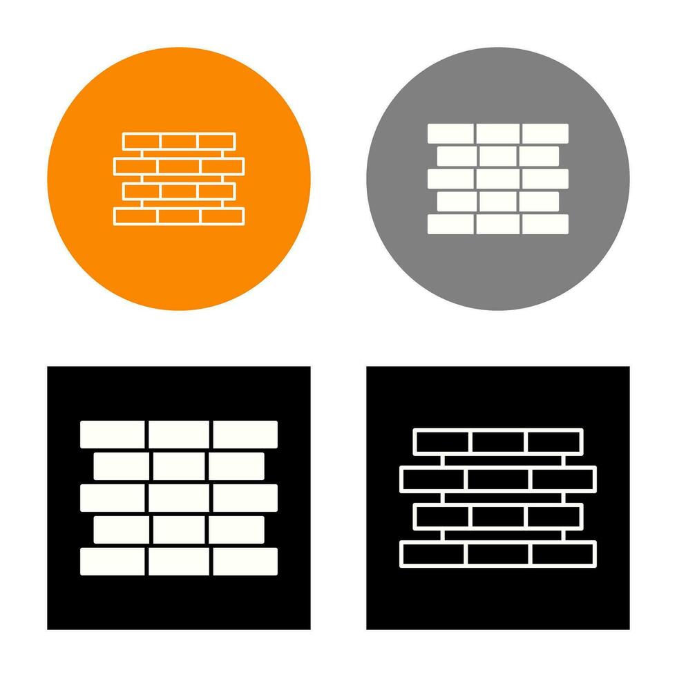 Unique Bricks Vector Icon