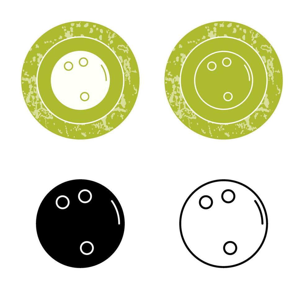 Bowling Ball Vector Icon