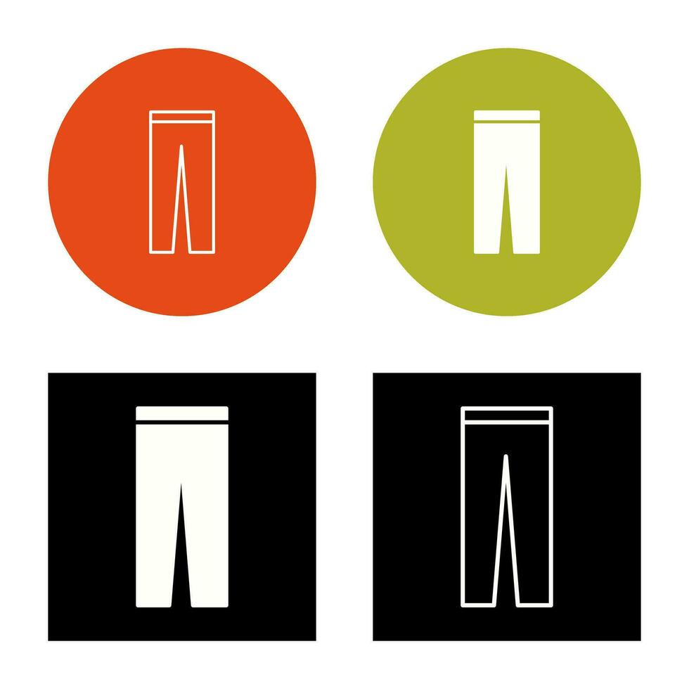 icono de vector de pantalones