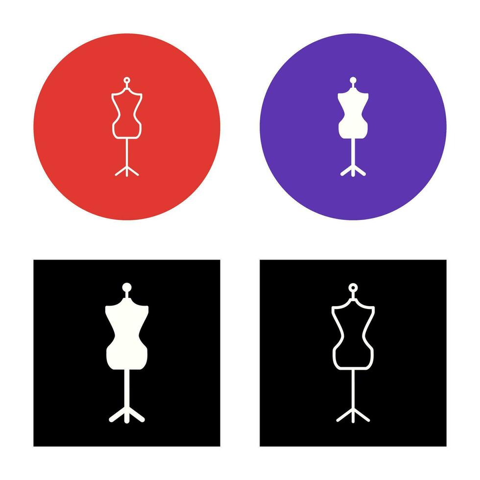 Dress Holder Vector Icon