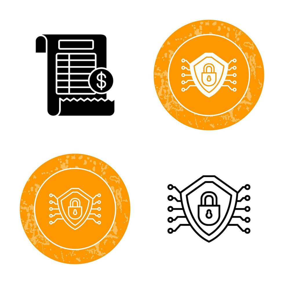 Cyber Security Vector Icon
