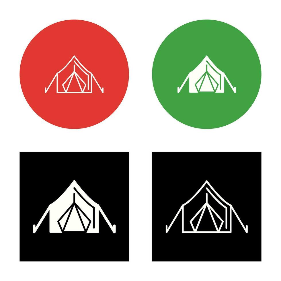 Tent Vector Icon