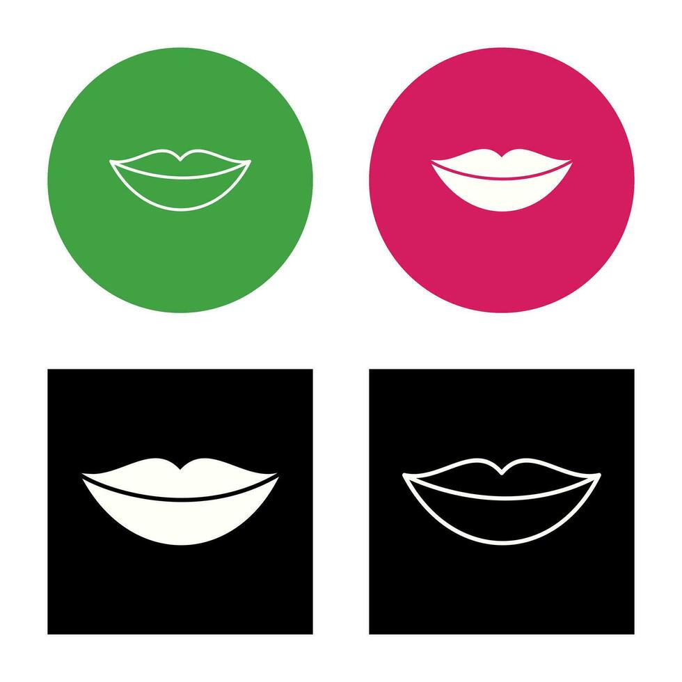 Lips Vector Icon