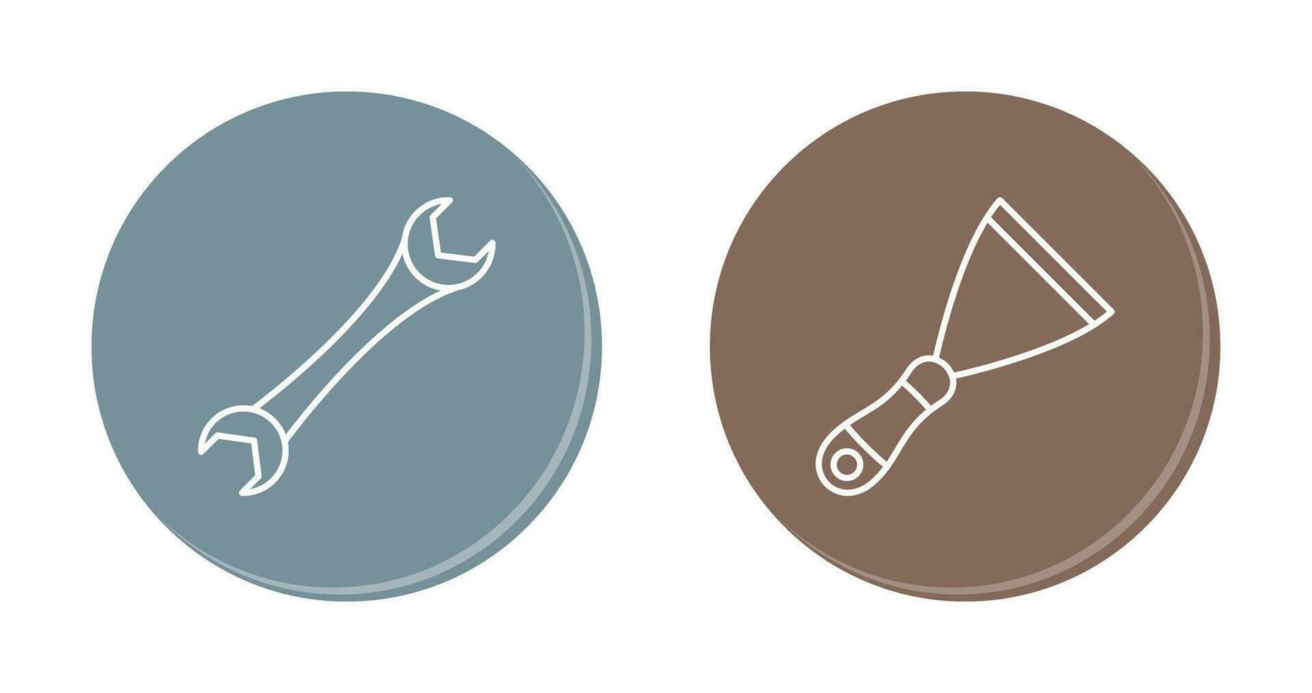 Spanner and Spatula Icon vector