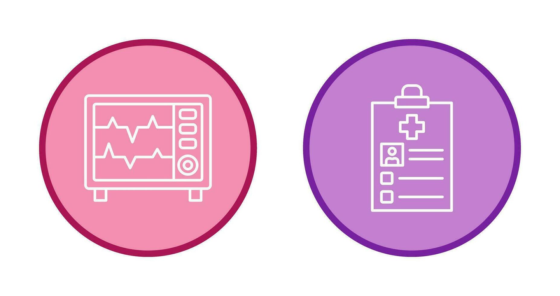 corazón Velocidad monitorear y grabar icono vector