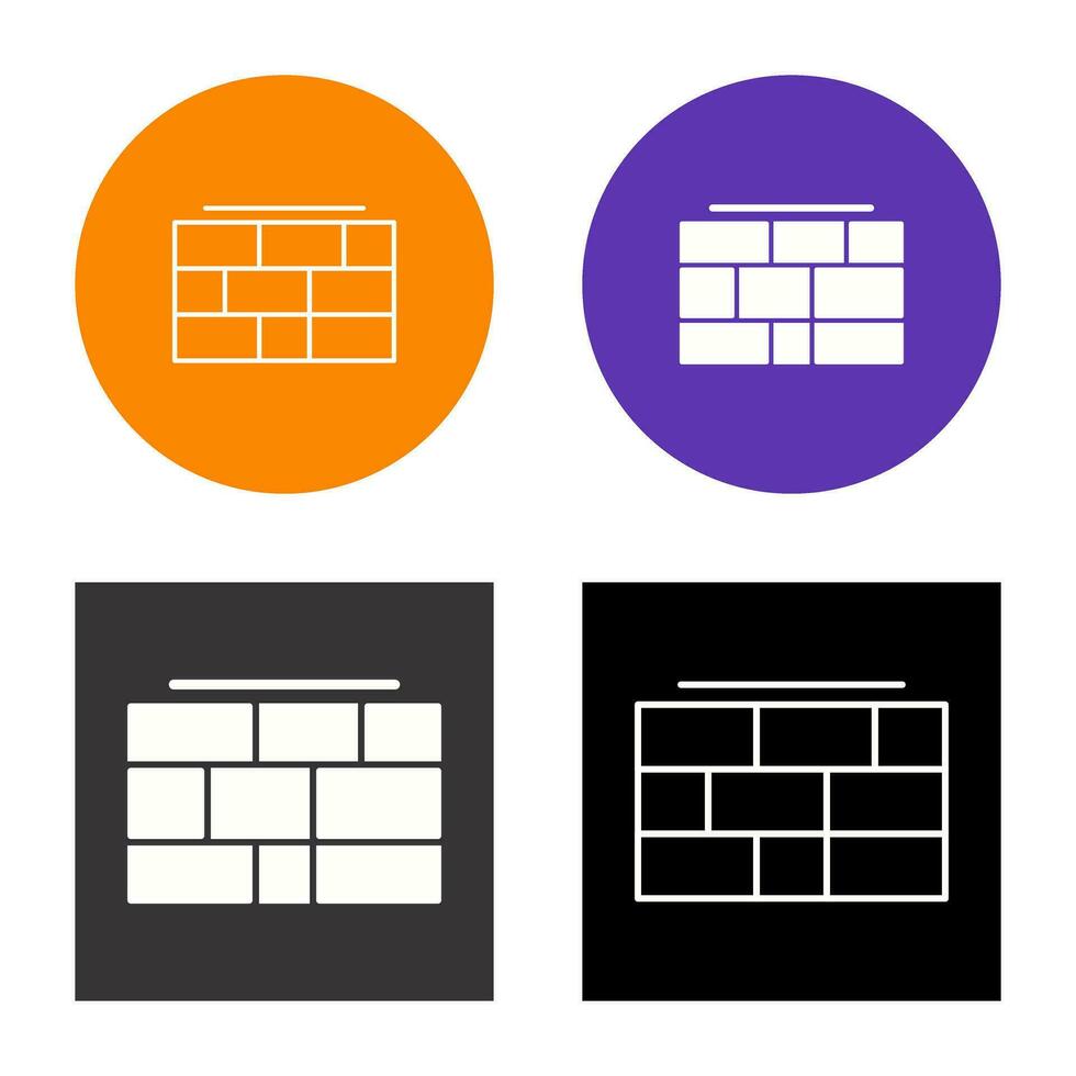 Brick wall Vector Icon